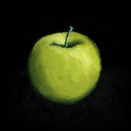 Green Apple Still Life by Michelle Calkins