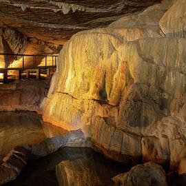 Guided by Light Missouri Cave Reflection Landscape Photography Wall Art by Robert Niemeier
