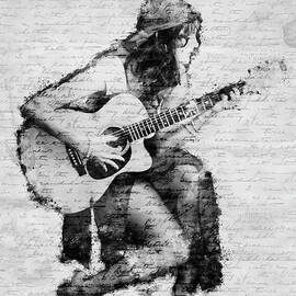 Gypsy Serenade in Black and White by Nikki Marie Smith
