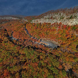Hair Pin Turn The Gunks NY by Susan Candelario
