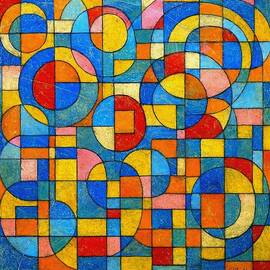Happy Geometric Abstraction by Colin Hardman