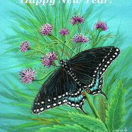 Happy New Year - A Swallowtail for Deanna by Sarah Irland