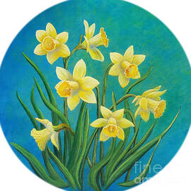 Harbingers of Spring, Round Design by Sarah Irland