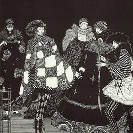 Harry Clarke illustrations for Andersen's Fairy Tales 1916 - The Emperor's New Clothes by Harry Clarke
