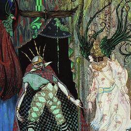Harry Clarke illustrations for Andersen's Fairy Tales 1916 - The Travelling Companion by Harry Clarke