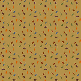 Haunted Harvest Collection - Rustic Falling Autumn Leaves by Snow Iris Studio