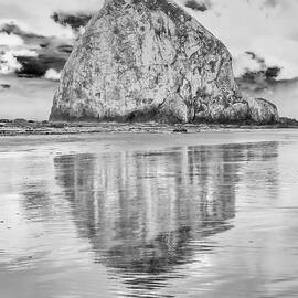 Haystack Rock Reflection by Bruce Block