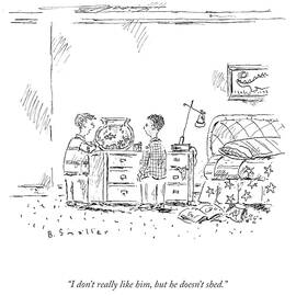 He Doesn't Shed by Barbara Smaller