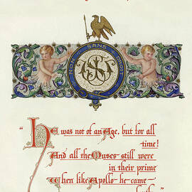 He was not of an age, but for all time - Ben Johnson's tribute to Shakespeare by Alberto Sangorski