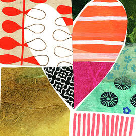 Heart Collage #53 by Jane Davies