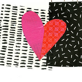 Heart Collage #58 by Jane Davies
