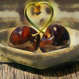 Heart of Cherries  by Antonios Valamontes