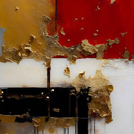 Hebrews 9 22. Forgiveness Poured Out. Abstract Christian Wall Art by Mark Lawrence