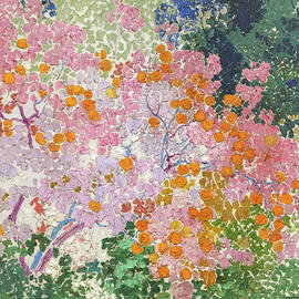 Herbst - Autumn - Colorful fall garden abstract by Augusto Giacometti by Augusto Giacometti