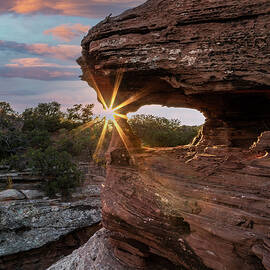 Hidden Arch Sunburst by Dan Norris