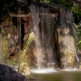 Hidden Waterfall in Color by Mary Lee Dereske