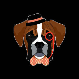 Hipster Boxer Dog by Flippin Sweet Gear