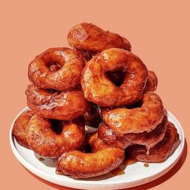 Honey Dunked Sfenj Doughnuts by Laura Murray