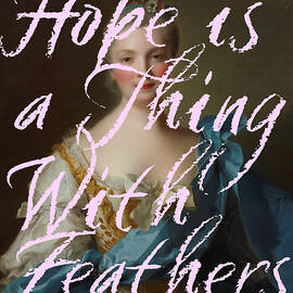 Hope is a Thing With Feathers Print by Georgia Clare