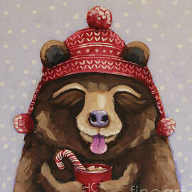 Hot Chocolate Bear by Lucia Stewart