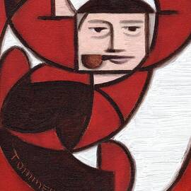 Hugh Hefner Red Velvet Robe by Tommervik