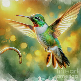Hummingbird Fantasy by Ron Long Ltd Photography