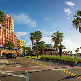 Hyatt Regency Clearwater Beach Resort and the Gulfview Blvd, Florida by Miroslav Liska