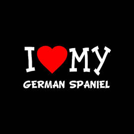 I Love My German Spaniel Dog Breed by Flippin Sweet Gear