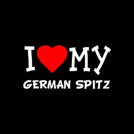 I Love My German Spitz Dog Breed by Flippin Sweet Gear