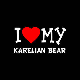 I Love My Karelian Bear Dog Breed by Flippin Sweet Gear