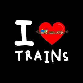 I Love Trains by Flippin Sweet Gear