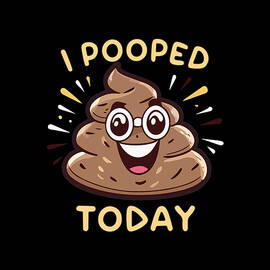 I Pooped Today Funny by Flippin Sweet Gear
