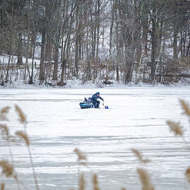 Ice Fishing by Dave King