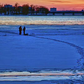 Ice Fishing Ottawa River by Tatiana Travelways
