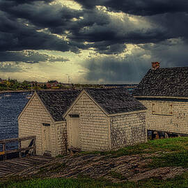 Iconic Fishing Shacks by Penny Polakoff