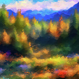 Impressionism landscape 057 by Flees Photos