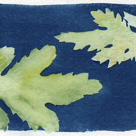 Impressions of Oak Leaves by Elizabeth Reich