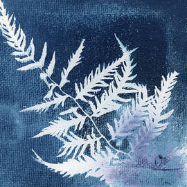 Indigo Fern Foliage by Elizabeth Reich