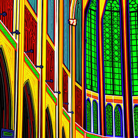 Inside Cologne Cathedral  by Rod Whyte