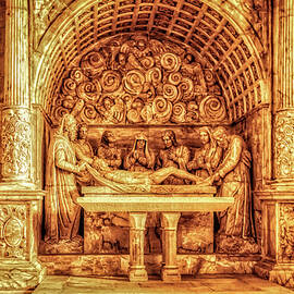Christ sculpture at Poblet Monastery, Spain by Tatiana Travelways