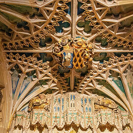 Intricate Gothic Ceiling  by Shirley Mitchell