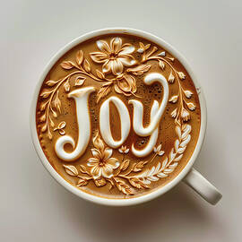 intricate_coffee_art_as_the_word_Love_1 by Andre Petrov
