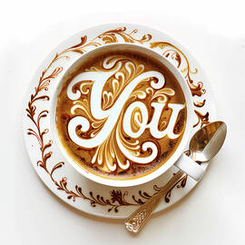intricate_coffee_art_as_the_word_You_4 by Andre Petrov