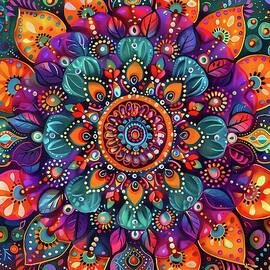 Intricate_mandala_pattern_No 2 by Andre Petrov