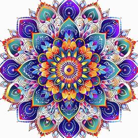 Intricate_mandala_pattern_No 6 by Andre Petrov