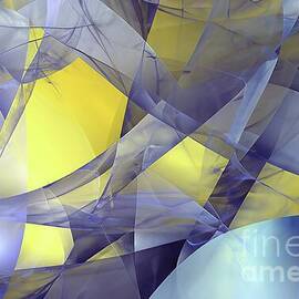 Iris Closeup Abstract by William Gunn