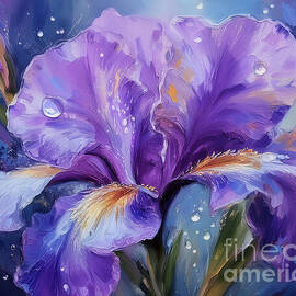 Iris Rain by Macro Abundance