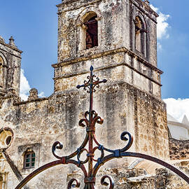 Iron Cross at Mission Concepcion by Kelley King