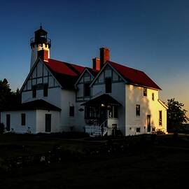 Iroquois Point Light at Sunrise by Deb Beausoleil