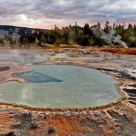 Is This Earth?  Doublet Pool, Yellowstone by KJ Swan